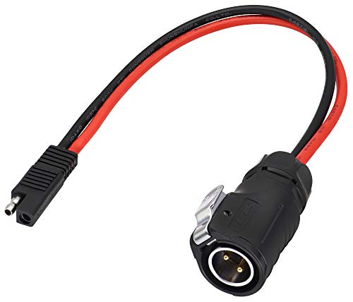 zdyCGTime 10AWG SAE-LP-20-Luftfahrtstecker Kabel,2-poliger industrieller Rundsteckverbinder,SAE-Kabel,geeignet für Motorräder,Rasenmotoren,RV,Yachten und andere solare elektrische Anschlüsse.(40cm) von zdyCGTime