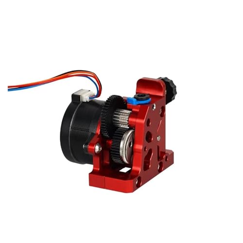 zhuhangyu DB-3D-Druckerteile HGX-LITE-Extruder Ganzmetall-Untersetzungsgetriebe-Extruder aus gehärtetem Stahl PLA/TPU for CR-10/10S/Ender-3/3 V2-Serie(Red Motor Kit) von zhuhangyu