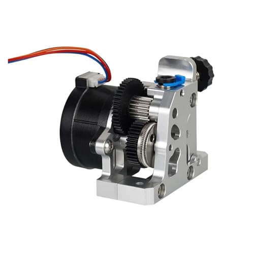 zhuhangyu Extruder Dual Gear Extruder Hartstahl Untersetzungsgetriebe Hochgeschwindigkeitsmotor 3D-Druckerteile for CR10 CR 10S Ender3 V2 VORON(SilverExtruder Motor) von zhuhangyu