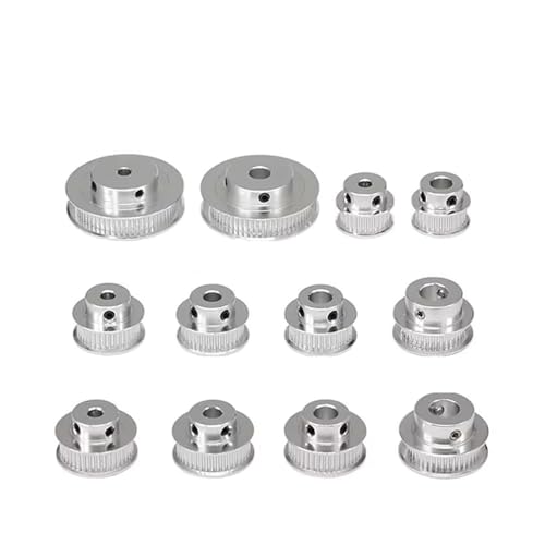 zhuhangyu GT2 Zahnriemenscheiben 30 36 40 60 Zähne 2GT Radteile Bohrung 5 mm 8 mm Aluminium Zahnrad Zähne Breite 6 mm 3D-Drucker Teil(60T 10mm) von zhuhangyu