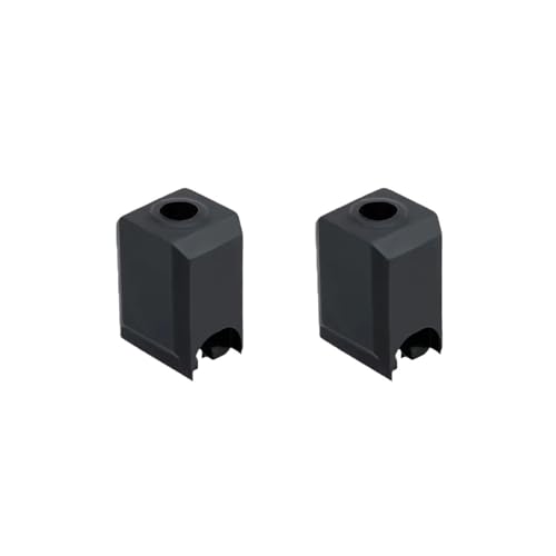 zhuhangyu Silikonsocken for Lab X1 X1C P1P P1S 3D-Drucker Hotend Extruder Schutzhülle Heizblock Schwarz Silikonhülle Abdeckung(2Pcs) von zhuhangyu