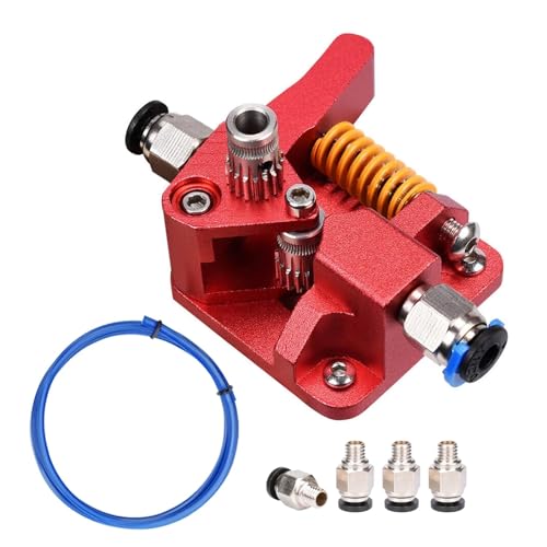 zhuhangyu Upgrade Metall Dual Gears Extruder Ganzmetall 1,75 mm Filament Feeder for CR-10S Pro/CR-10/Ender 3 V2/Ender 3/Ender 3 Pro Serie(Tube n Pneumatic) von zhuhangyu