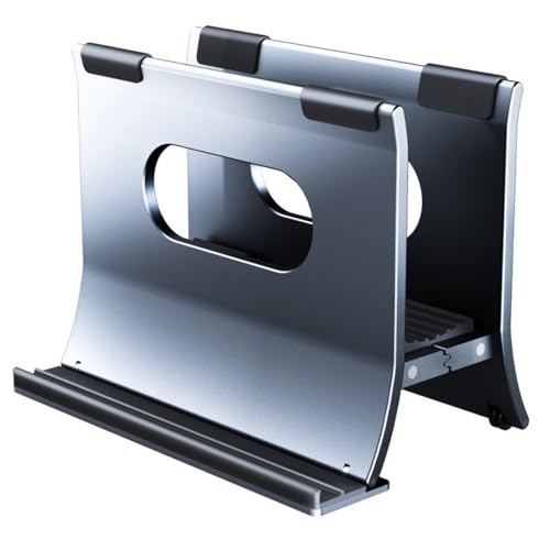 Vertikaler Laptop Stand Aluminiumhalter Gravitational Auto Lock Metall Notebook Vertikale Dock Stand Slip Widerstandshalterung Vertikaler Laptop Stand Aluminiumhalter Gravitational Auto Lock Metall Notebook Vertikale Dock Stand Slip Widerstandshalterung von zuousxbs
