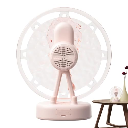 zwxqe Portable Wireless Speaker, Ferris Wheel Speaker, Wireless Speaker with Lights, Dynamic Waves Speaker, Portable Ferris Wheel Speaker, Small Wireless Speaker, Wireless Speaker with LED Lights von zwxqe