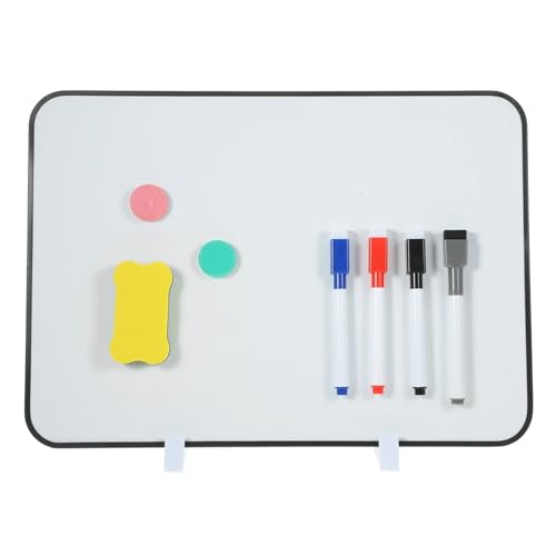 Doppelseitige Schreibtafel, Schreibtisch, weiß, trocken abwischbar, kleiner Magnet, Schultafeln, Kühlschrank, Whiteboard von zyzZSRHZYZ